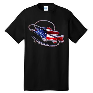 American Bass Fishing Tall T-Shirt