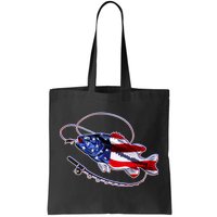 American Bass Fishing Tote Bag