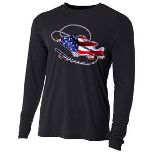 American Bass Fishing Cooling Performance Long Sleeve Crew