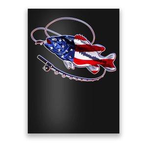 American Bass Fishing Poster