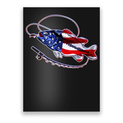 American Bass Fishing Poster