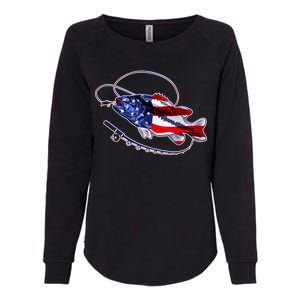 American Bass Fishing Womens California Wash Sweatshirt