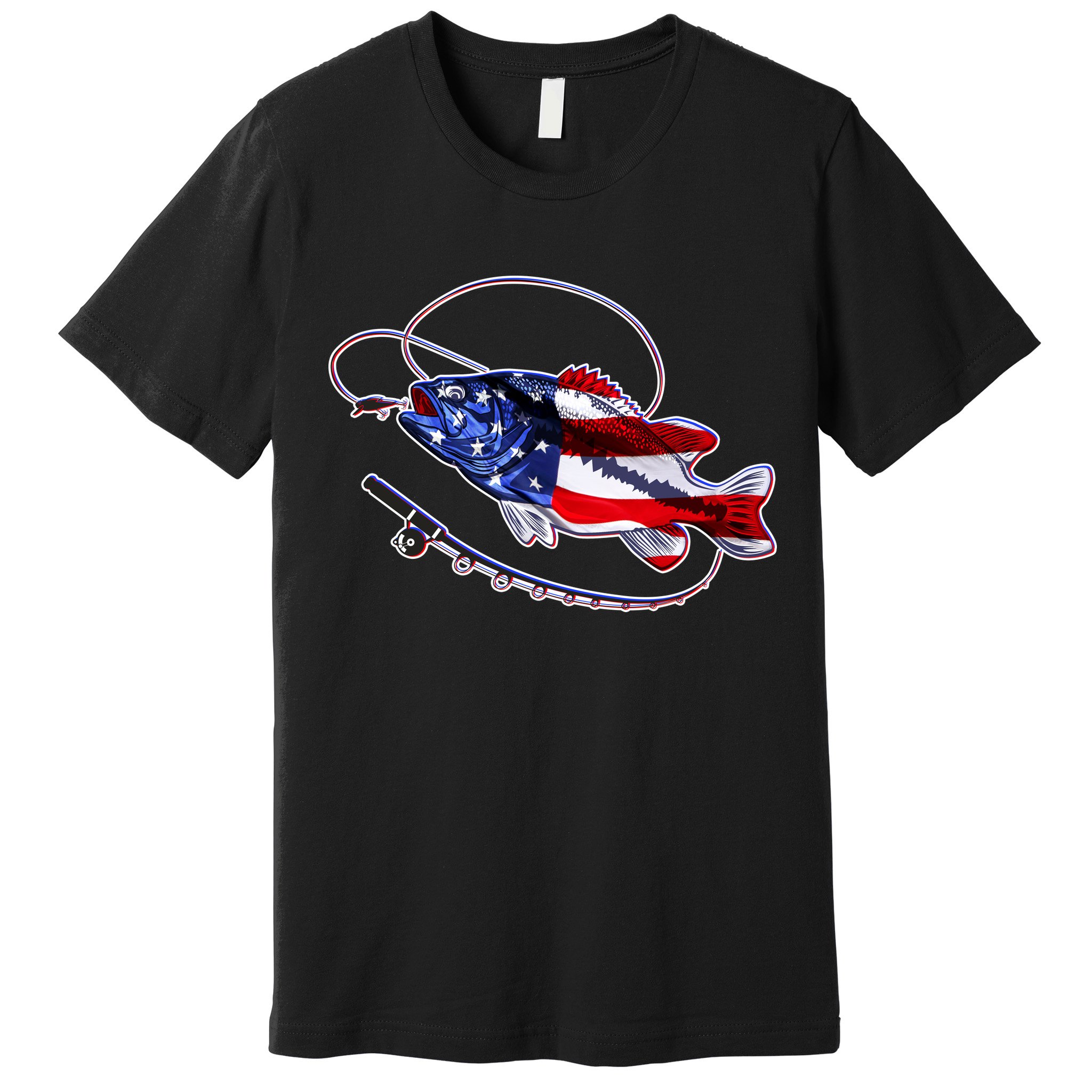 American Bass Fishing Premium T-Shirt