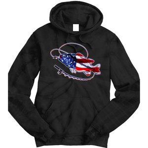 American Bass Fishing Tie Dye Hoodie