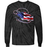 American Bass Fishing Tie-Dye Long Sleeve Shirt