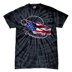 American Bass Fishing Tie-Dye T-Shirt