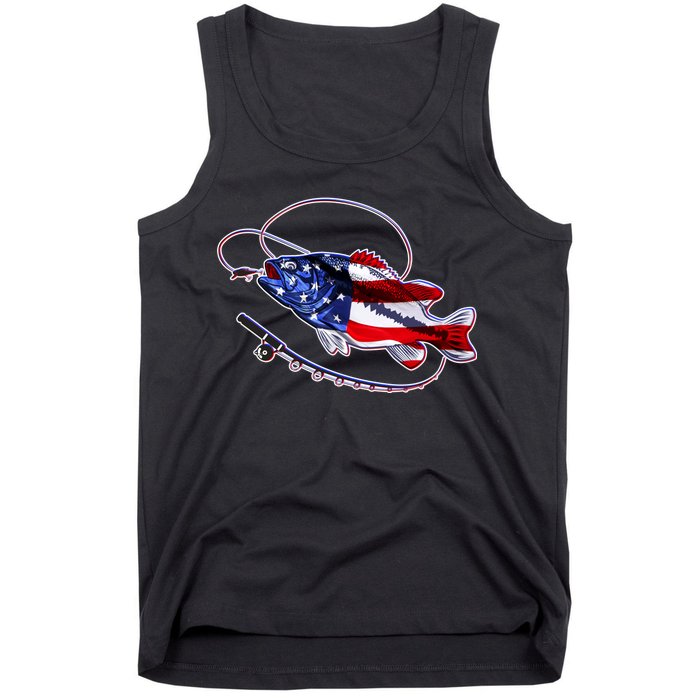 American Bass Fishing Tank Top