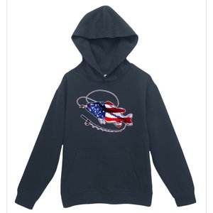 American Bass Fishing Urban Pullover Hoodie