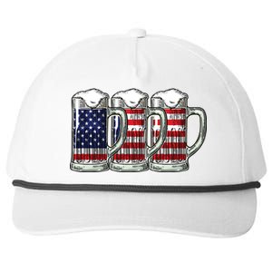 American Beer Snapback Five-Panel Rope Hat