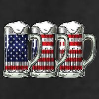 American Beer 11oz C Handle Ceramic Mug