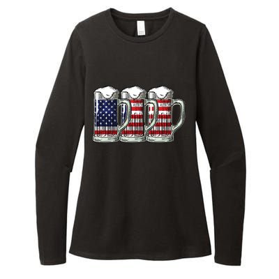 American Beer Womens CVC Long Sleeve Shirt