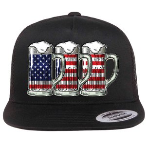 American Beer Flat Bill Trucker Hat