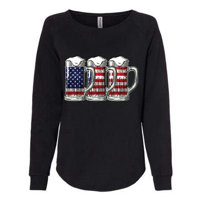 American Beer Womens California Wash Sweatshirt