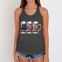 American Beer Women's Knotted Racerback Tank