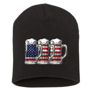 American Beer Short Acrylic Beanie