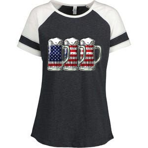 American Beer Enza Ladies Jersey Colorblock Tee