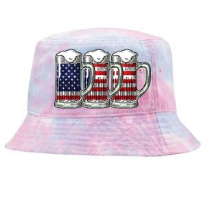 American Beer Tie-Dyed Bucket Hat