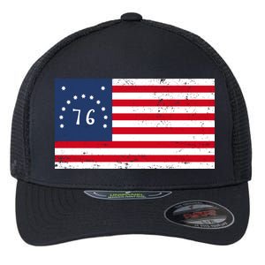 American Bennington Flag USA 1776  Flexfit Unipanel Trucker Cap