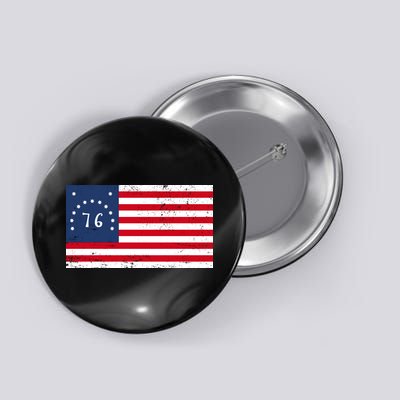 American Bennington Flag USA 1776  Button