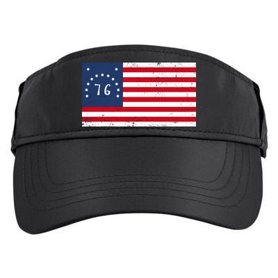 American Bennington Flag USA 1776  Adult Drive Performance Visor