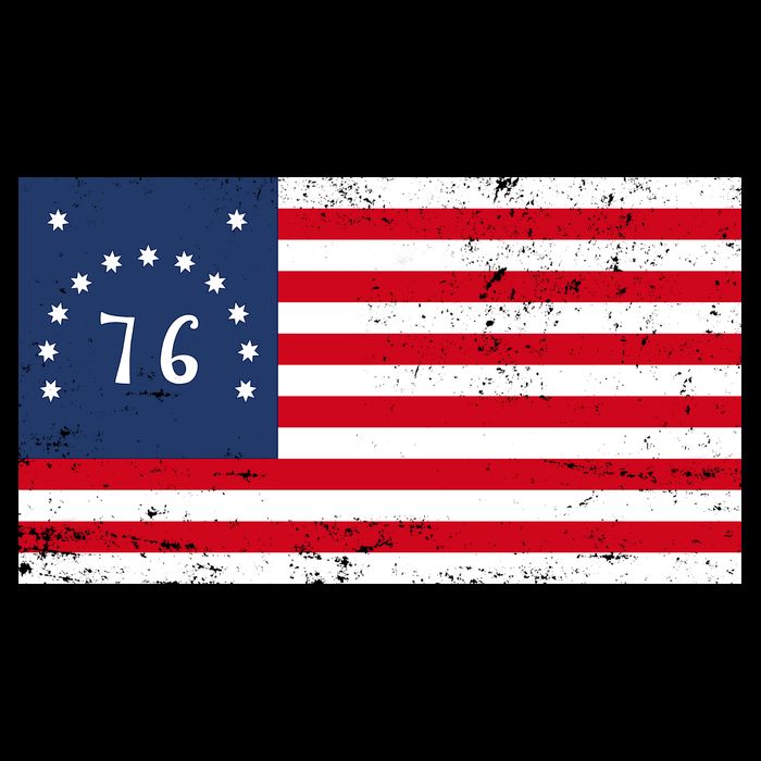 American Bennington Flag USA 1776  Drawstring Bag