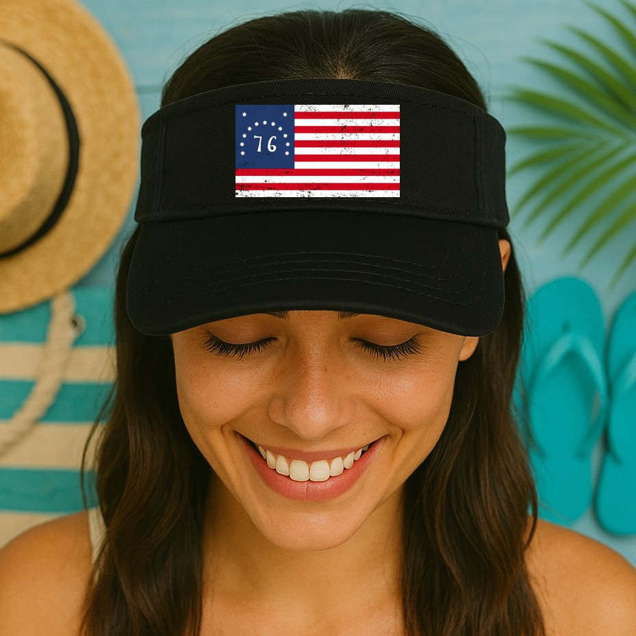 American Bennington Flag USA 1776  Visor