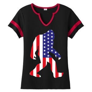 American bigfoot Ladies Halftime Notch Neck Tee