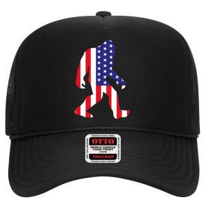 American bigfoot High Crown Mesh Back Trucker Hat