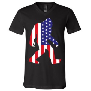 American bigfoot V-Neck T-Shirt