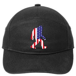 American bigfoot 7-Panel Snapback Hat