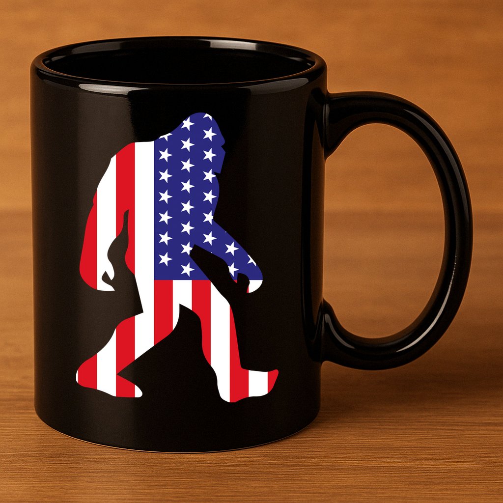 American bigfoot 11oz C Handle Ceramic Mug
