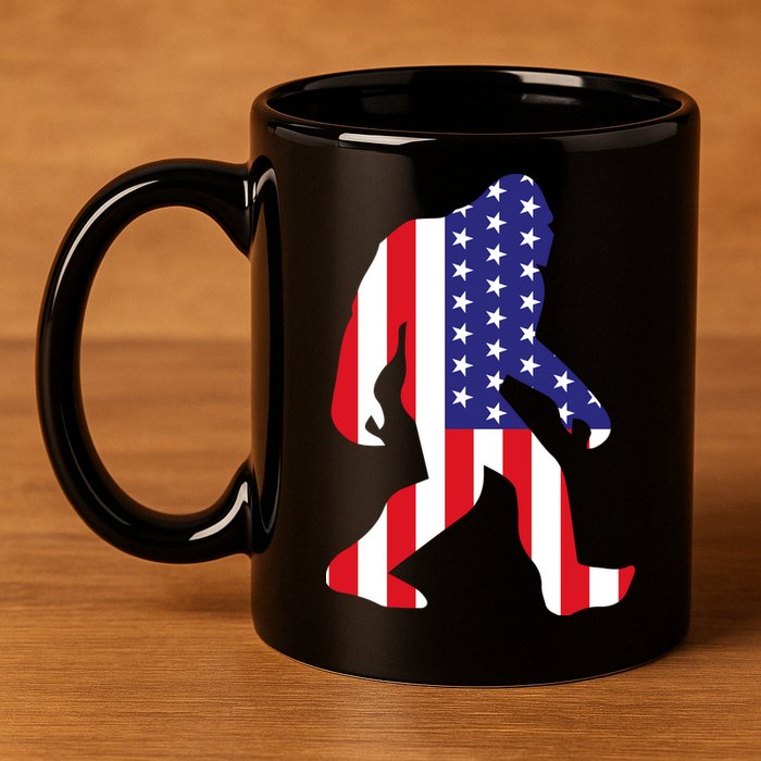 American bigfoot 11oz C Handle Ceramic Mug