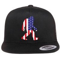 American bigfoot Flat Bill Trucker Hat