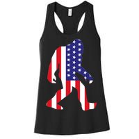 American bigfoot Women's Racerback Tank