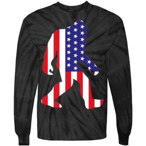 American bigfoot Tie-Dye Long Sleeve Shirt