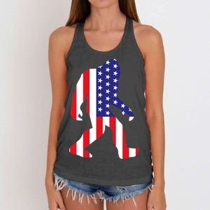 American Bigfoot Women's Knotted Racerback Tank