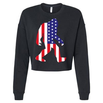 American Bigfoot Cropped Pullover Crew