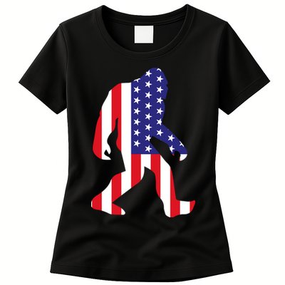 American bigfoot Womens T-Shirt