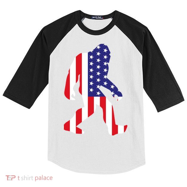 American bigfoot Kids Colorblock Raglan Jersey