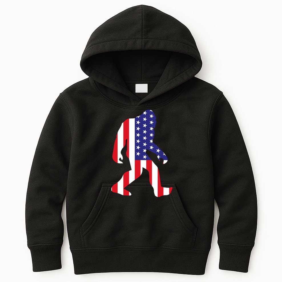 American Bigfoot Kids Hoodie