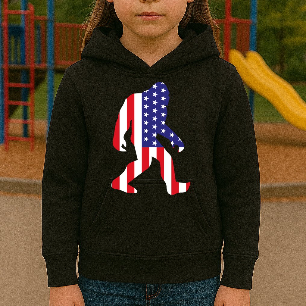 American Bigfoot Kids Hoodie