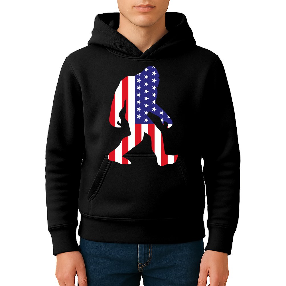 American Bigfoot Kids Hoodie