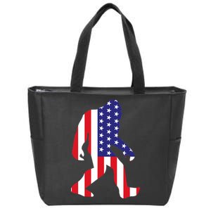 American bigfoot Zip Tote Bag