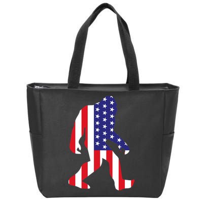 American bigfoot Zip Tote Bag