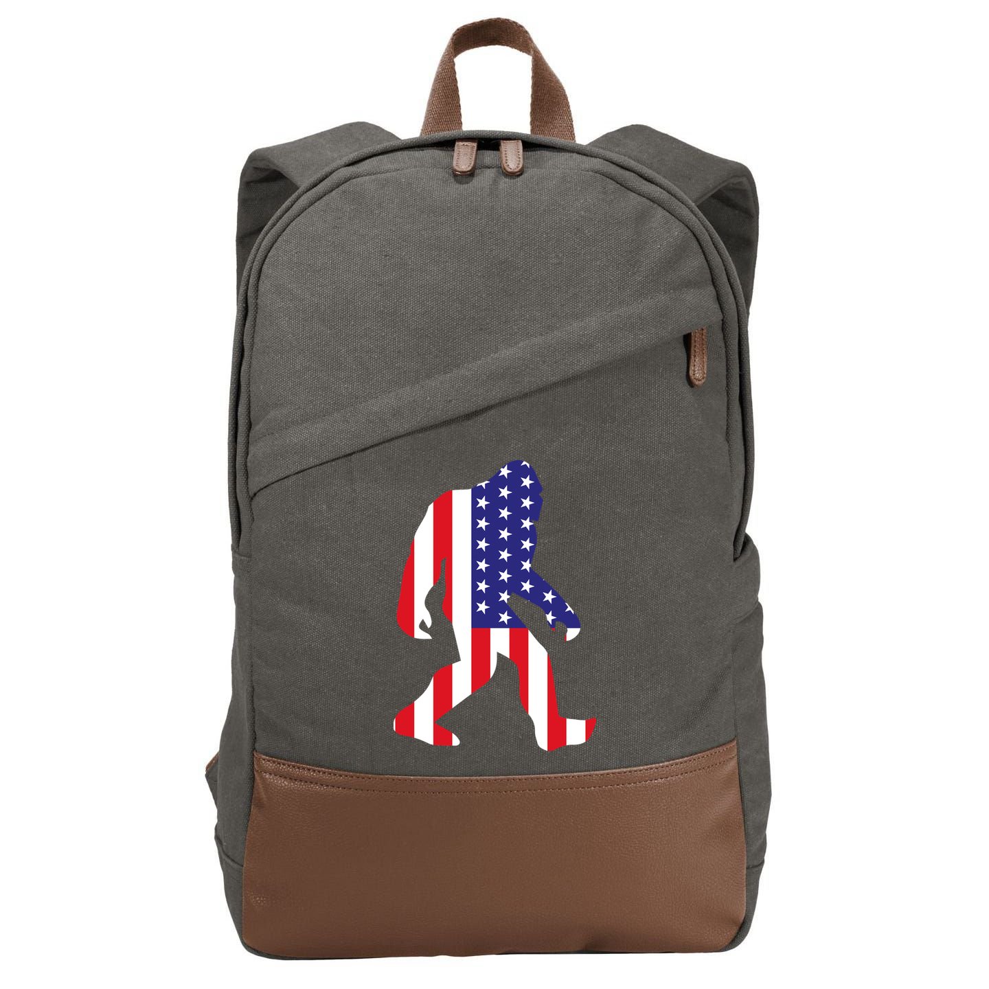 American bigfoot Cotton Canvas Backpack
