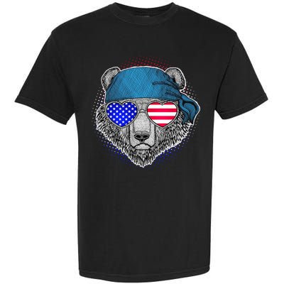 American Biker Bear Garment-Dyed Heavyweight T-Shirt