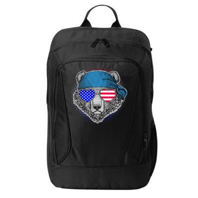 American Biker Bear City Backpack