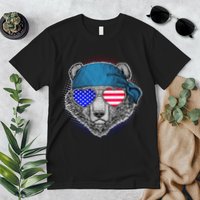 American Biker Bear Premium T-Shirt