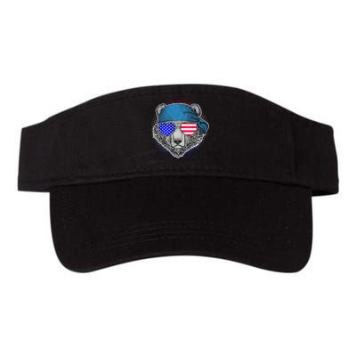 American Biker Bear Valucap Bio-Washed Visor