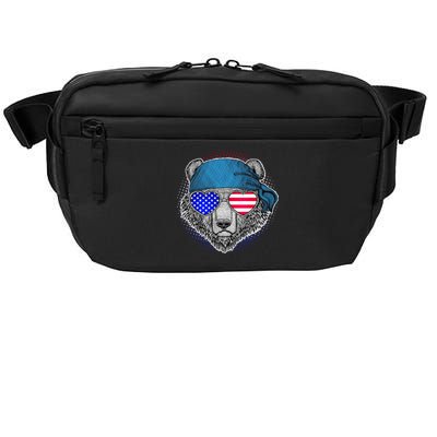 American Biker Bear Crossbody Pack